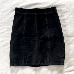 Bardot Suede Mini Skirt - US 4